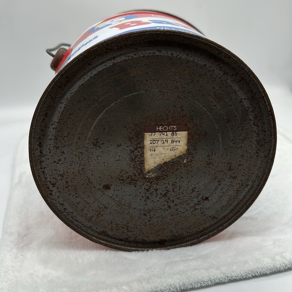 Vintage Bazooka Bubble Gum 1991 Large Metal/Tin Pail w/Handle - Picture 8 of 8